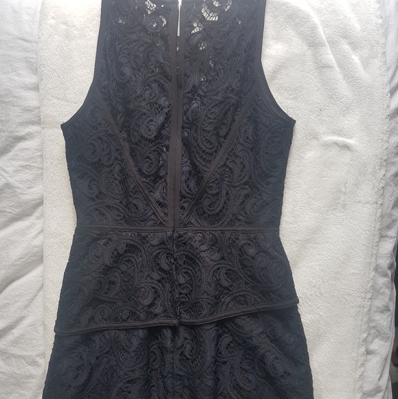 BCBG
'Hannah' Tiered Lace Fit & Flare Dress - Picture 3 of 6